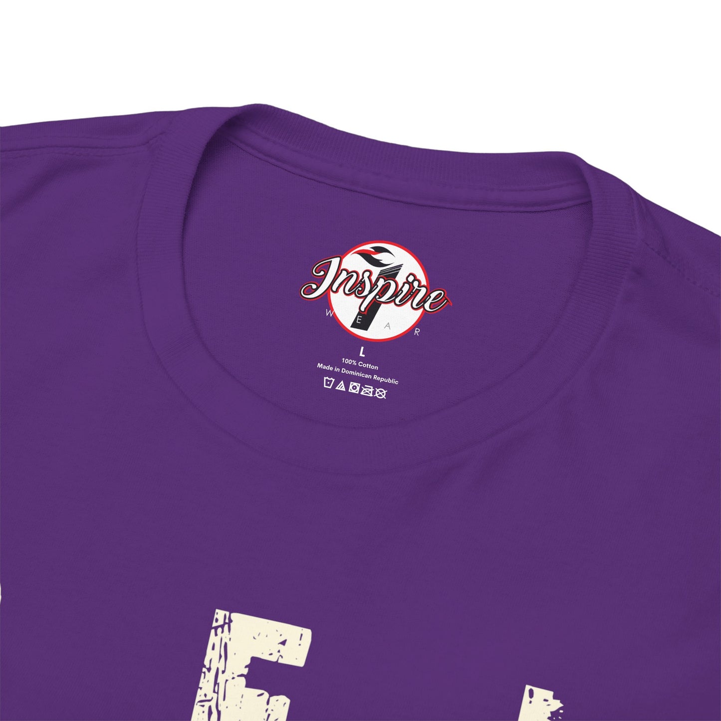 "Be Inspired" Motivational Vertical Graphic T-Shirt