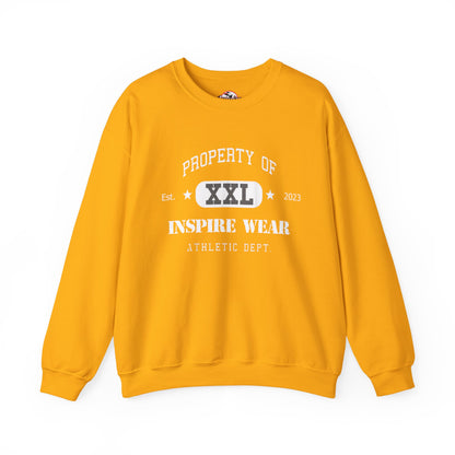 "Property of Inspire Wear" Athletic Crewneck Sweatshirt