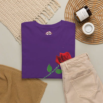 "Fearfully and Wonderfully Made" Rose Affirmative Graphic T-Shirt
