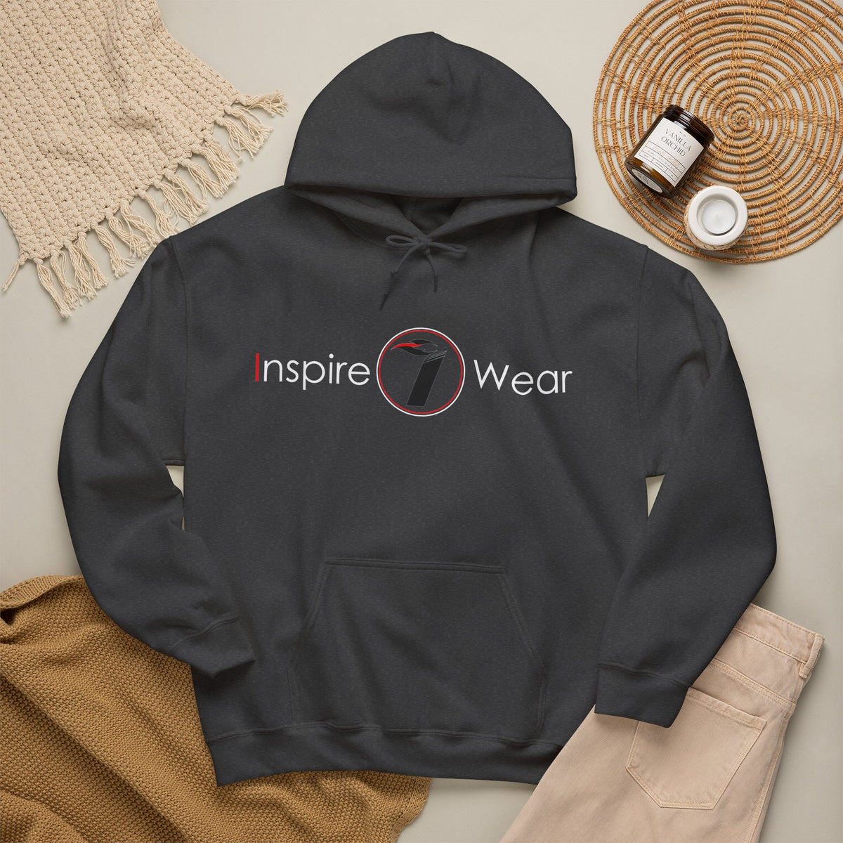 Inspire Wear Classic Logo Pullover Hoodie
