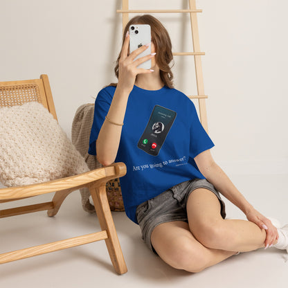 "Are You Going to Answer?" Inspirational Graphic Tee
