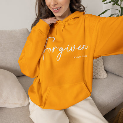 "Forgiven" Inspirational Pullover Hoodie