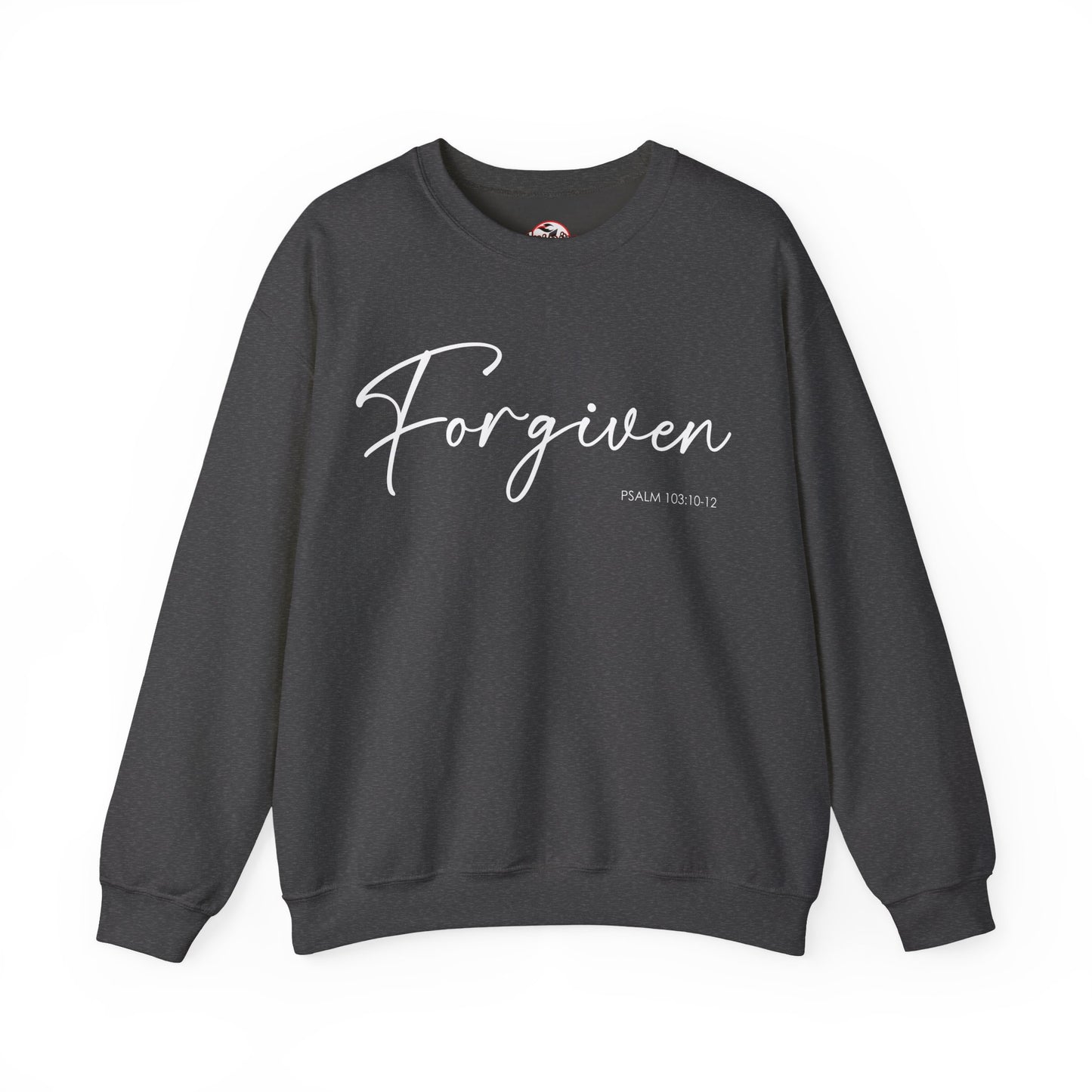 "Forgiven" Inspirational Pullover Crewneck Sweatshirt