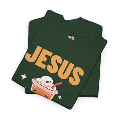 “Jesus and My Latte” Faith & Coffee Unisex Graphic Tee