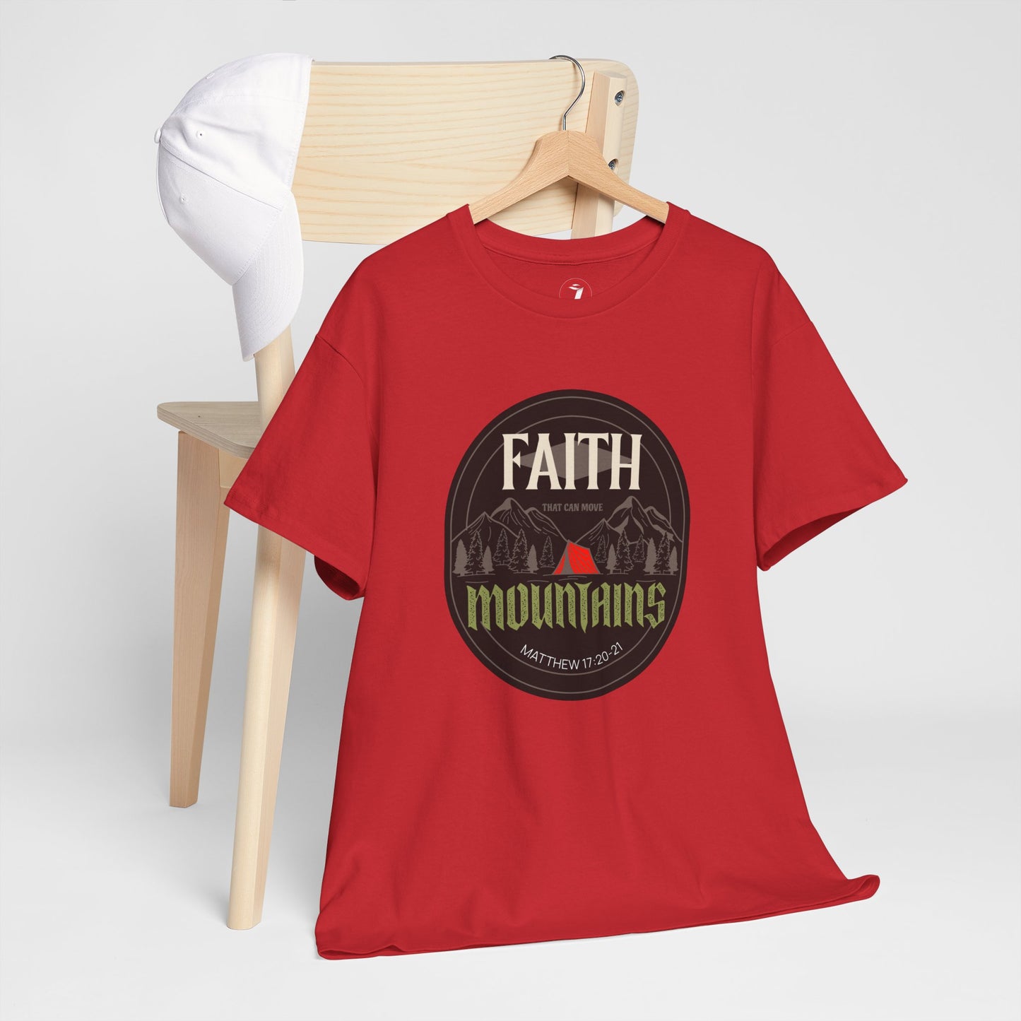 Mountain Moving Faith Unisex Heavy Cotton Tee