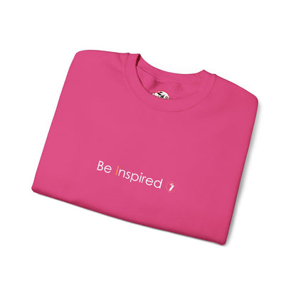 "Be Inspired" Embroidered Crewneck Sweatshirt