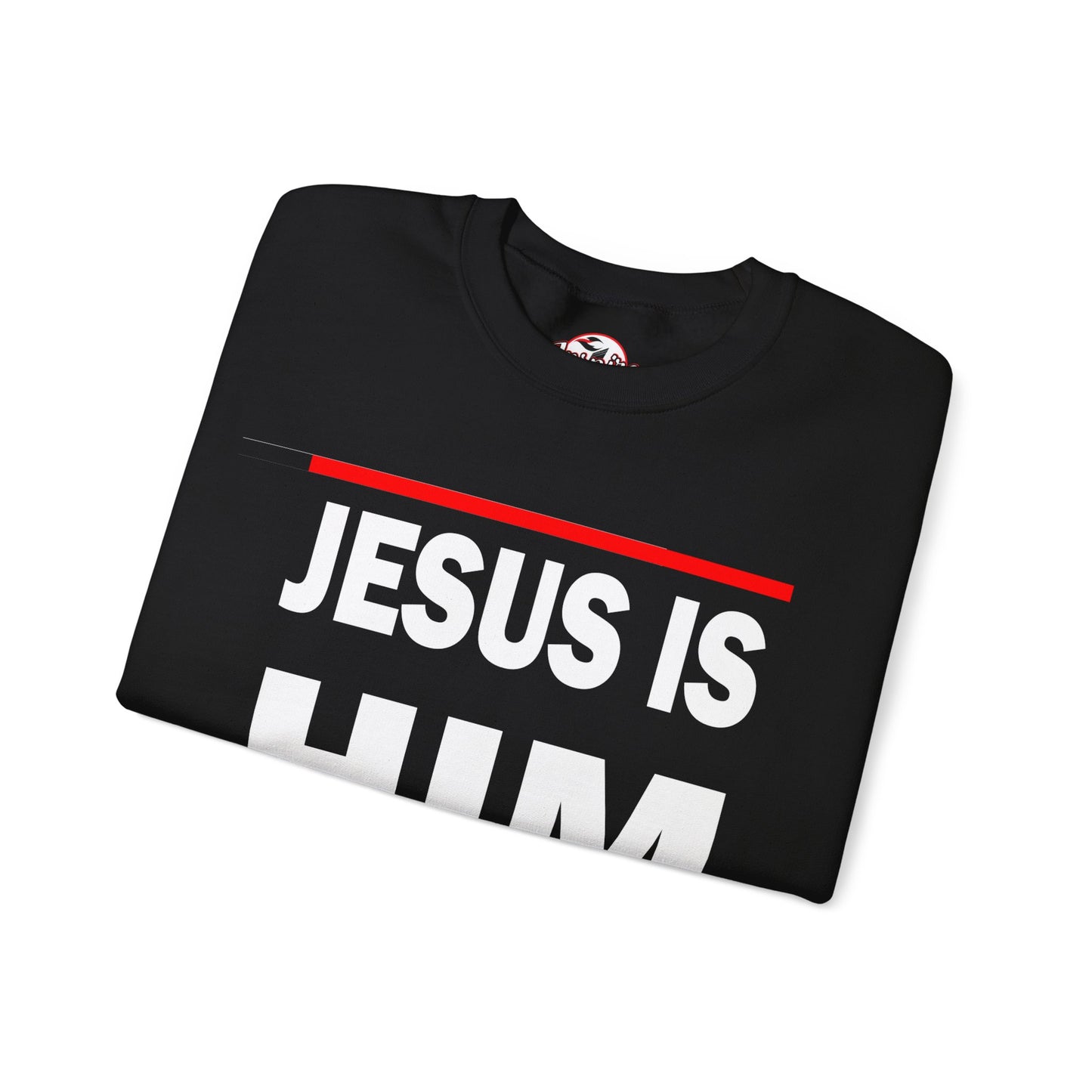 "Jesus Is Him" Inspirational Crewneck Sweatshirt