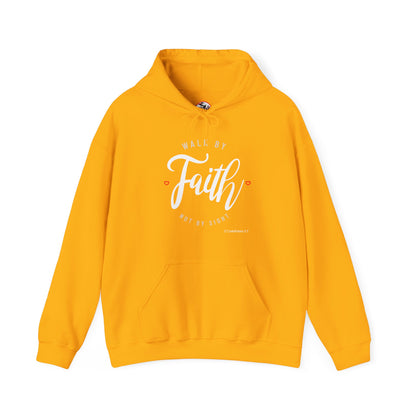 "Walk by Faith Not by Sight" Motivational Pullover Hoodie