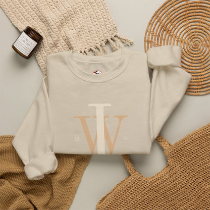Inspire Wear IW Monogram Logo Crewneck Sweatshirt