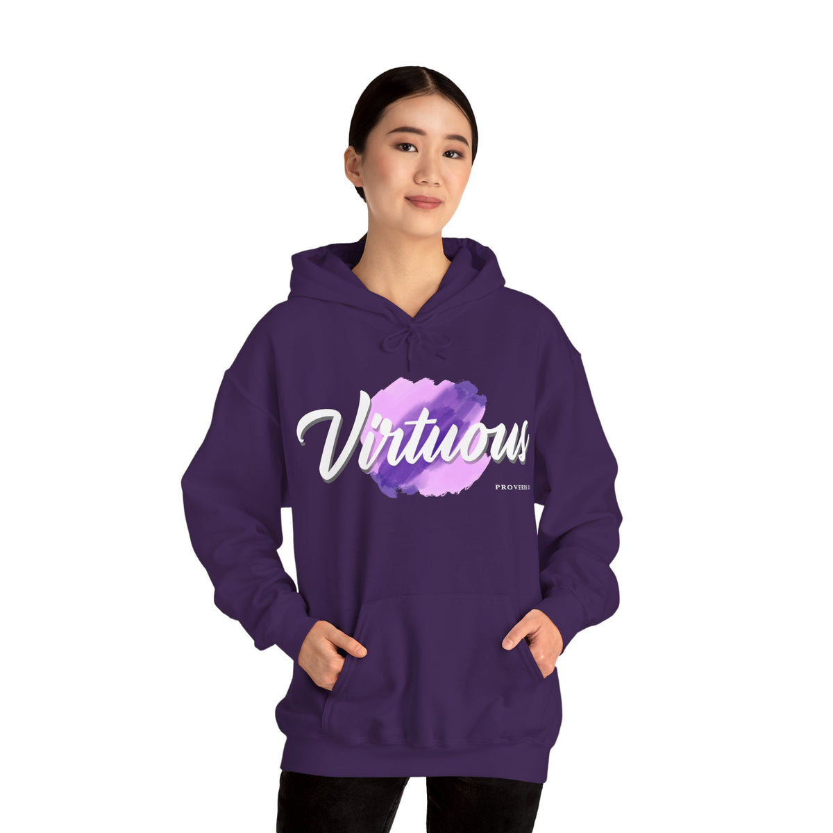 "Virtuous" Affirmation Pullover Hoodie
