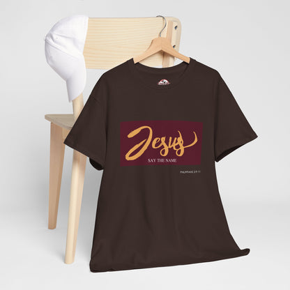 "Say The Name" of Jesus Unisex Graphic T-Shirt