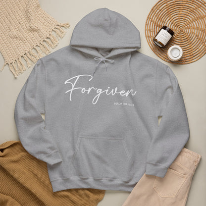 "Forgiven" Inspirational Pullover Hoodie