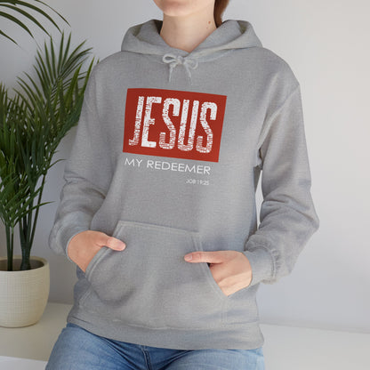 "Jesus My Redeemer" Inspirational Pullover Hoodie