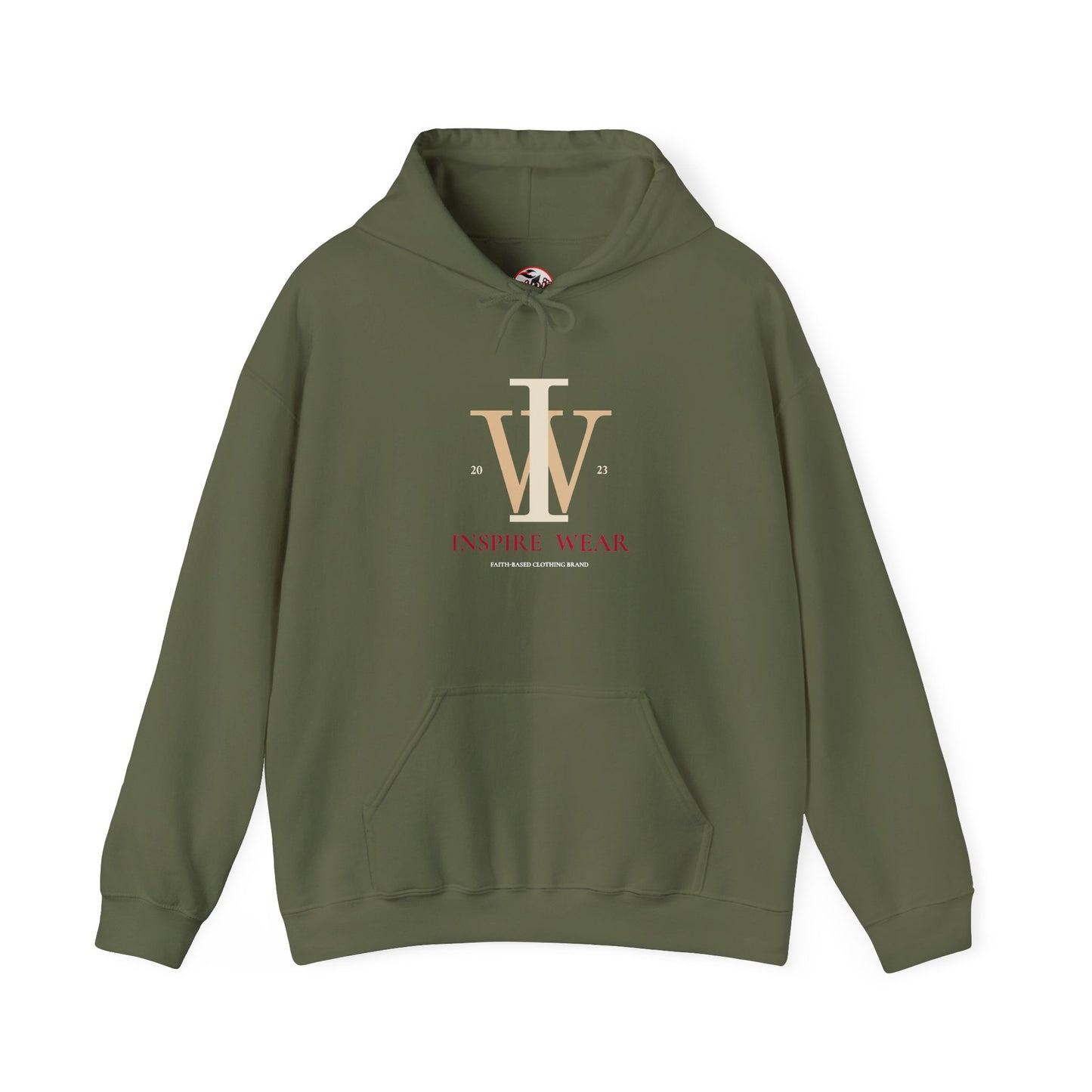 Inspire Wear IW Monogram Logo Pullover Hoodie