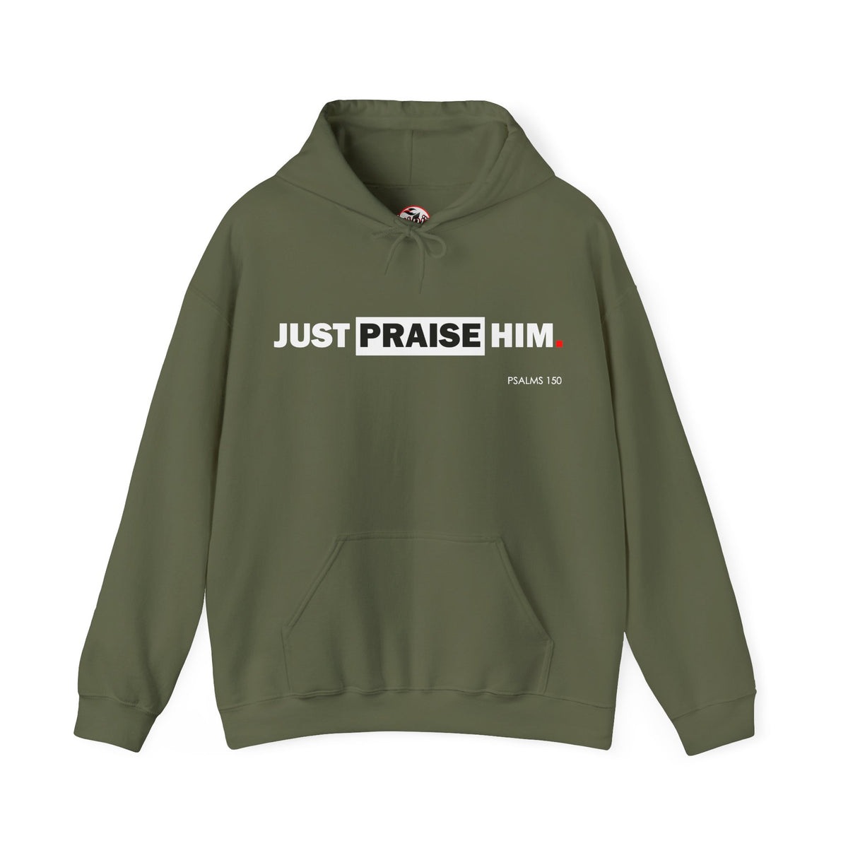 "Just Praise Him" Motivational Graphic Pullover Hoodie
