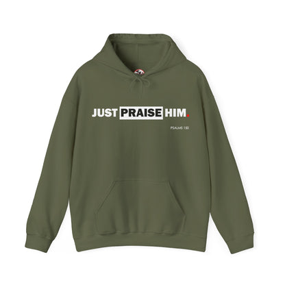 "Just Praise Him" Motivational Graphic Pullover Hoodie