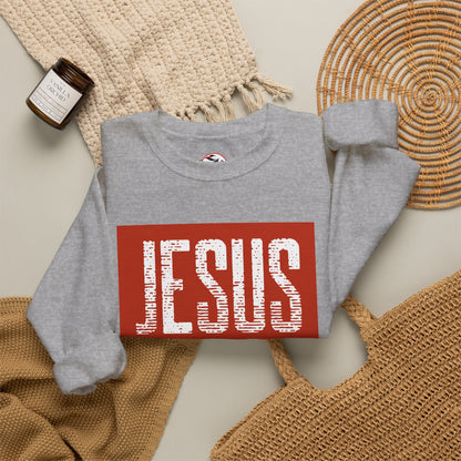 "Jesus My Redeemer" Inspirational Crewneck Sweatshirt