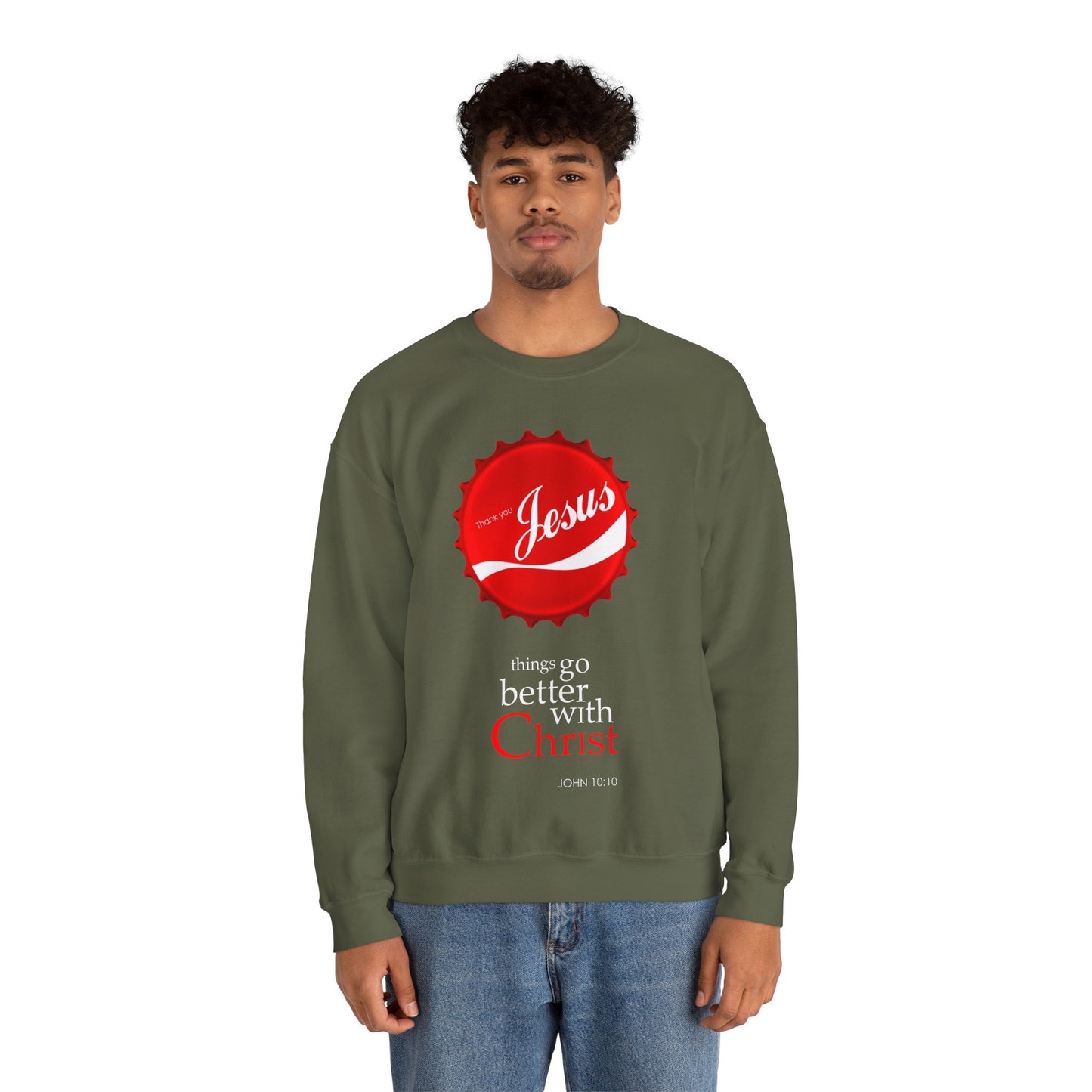 "Things Go Better with Christ" Crewneck Sweatshirt