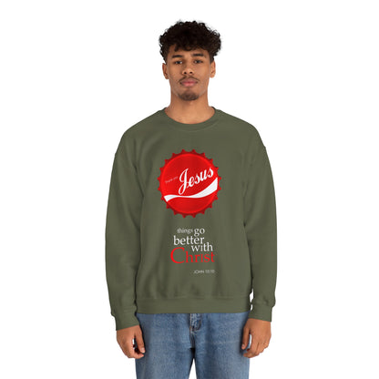 "Things Go Better with Christ" Crewneck Sweatshirt