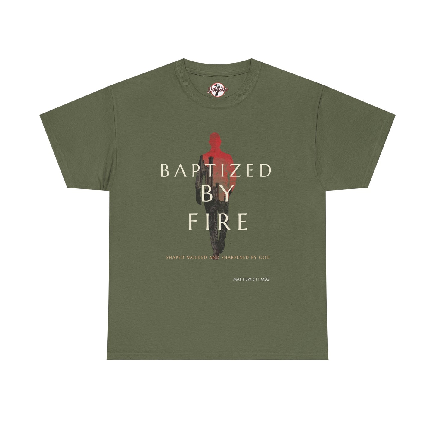 Baptized by Fire Unisex Heavy Cotton Tee