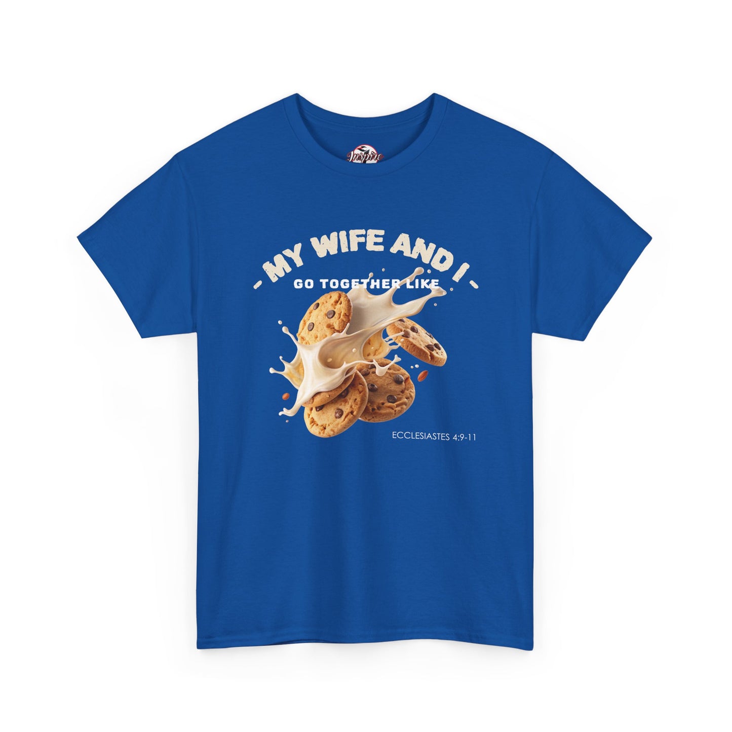 My Wife and I Go Together Like Cookies & Milk Men's Graphic Tee
