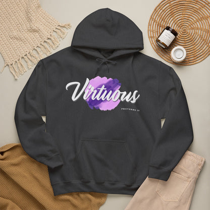 "Virtuous" Affirmation Pullover Hoodie