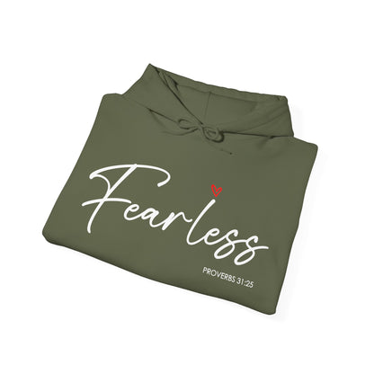 "Fearless" Inspirational Pullover Sweatshirt