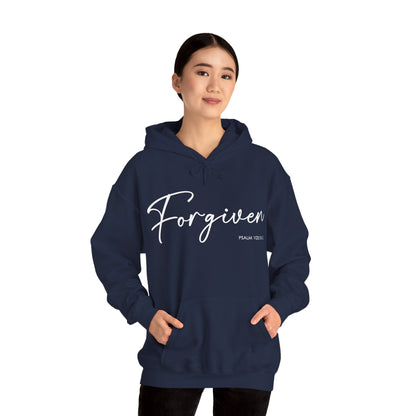 "Forgiven" Inspirational Pullover Hoodie
