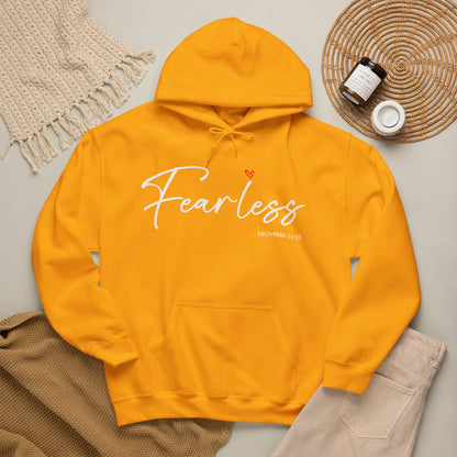 "Fearless" Inspirational Pullover Hoodie