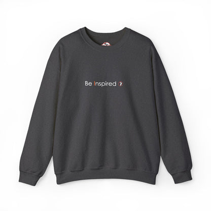 "Be Inspired" Embroidered Crewneck Sweatshirt
