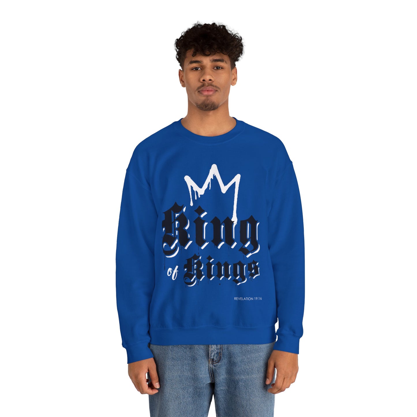 "King of Kings" Inspirational Crewneck Sweatshirt