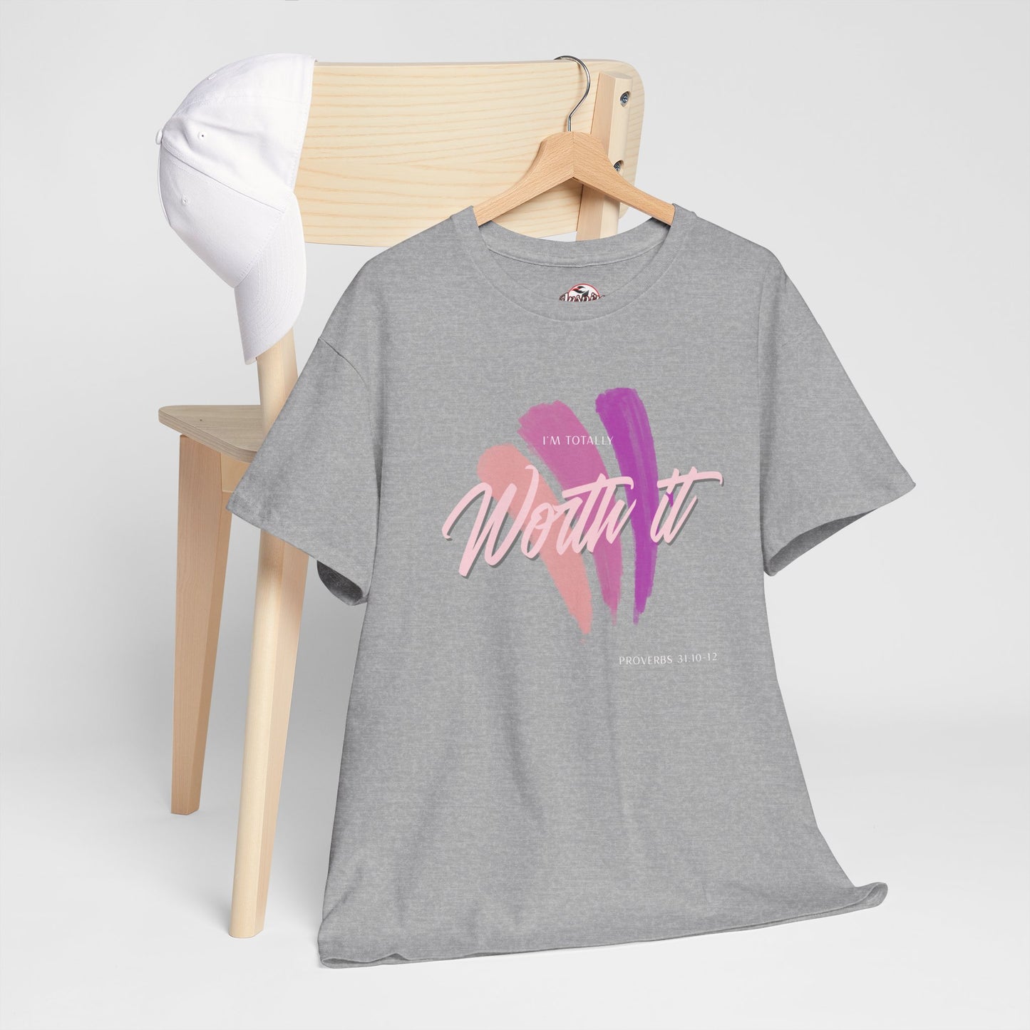 "Totally Worth It" Women's Motivational Graphic T‑Shirt