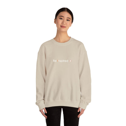 "Be Inspired" Embroidered Crewneck Sweatshirt