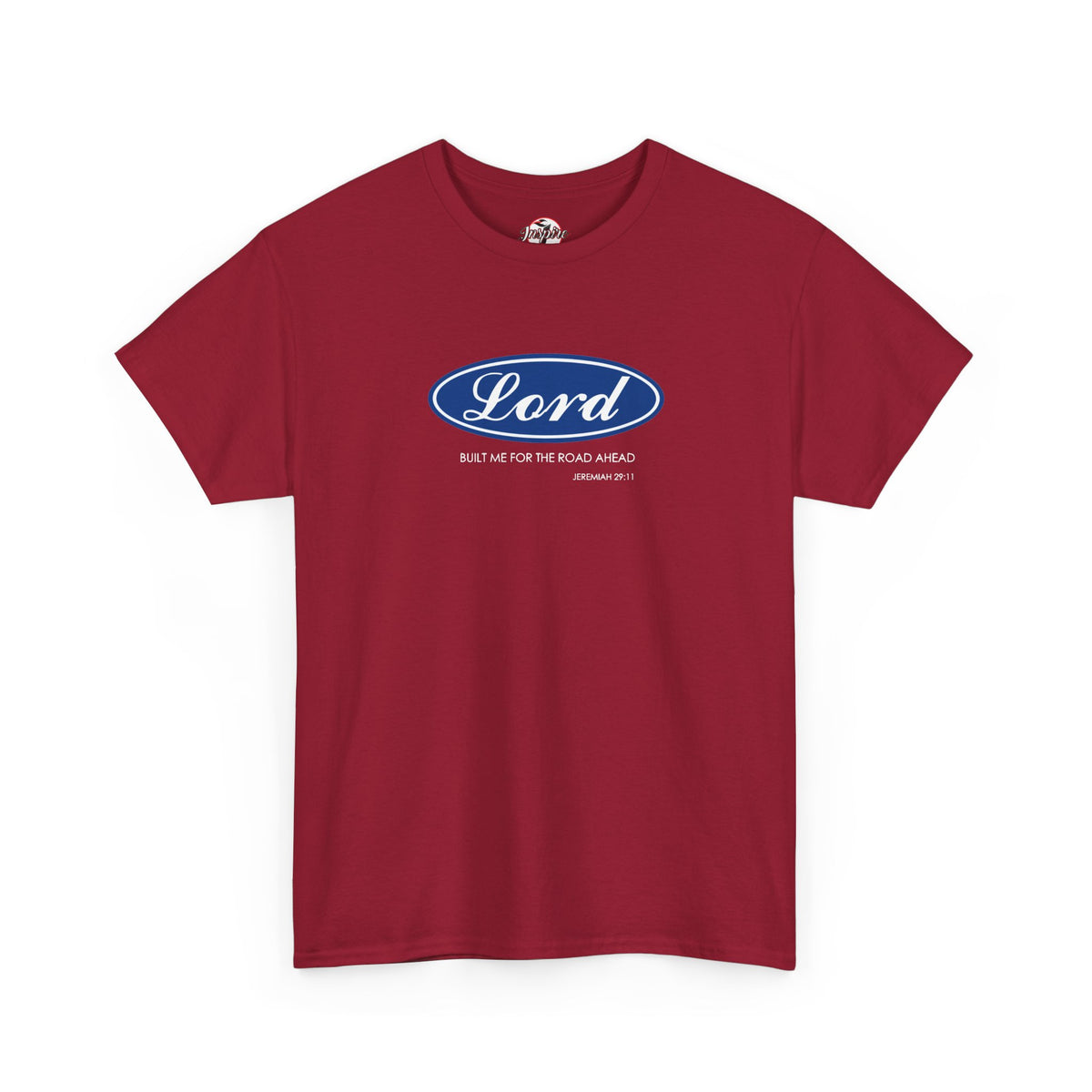 Lord Built Me Inspirational Crewneck T-Shirt