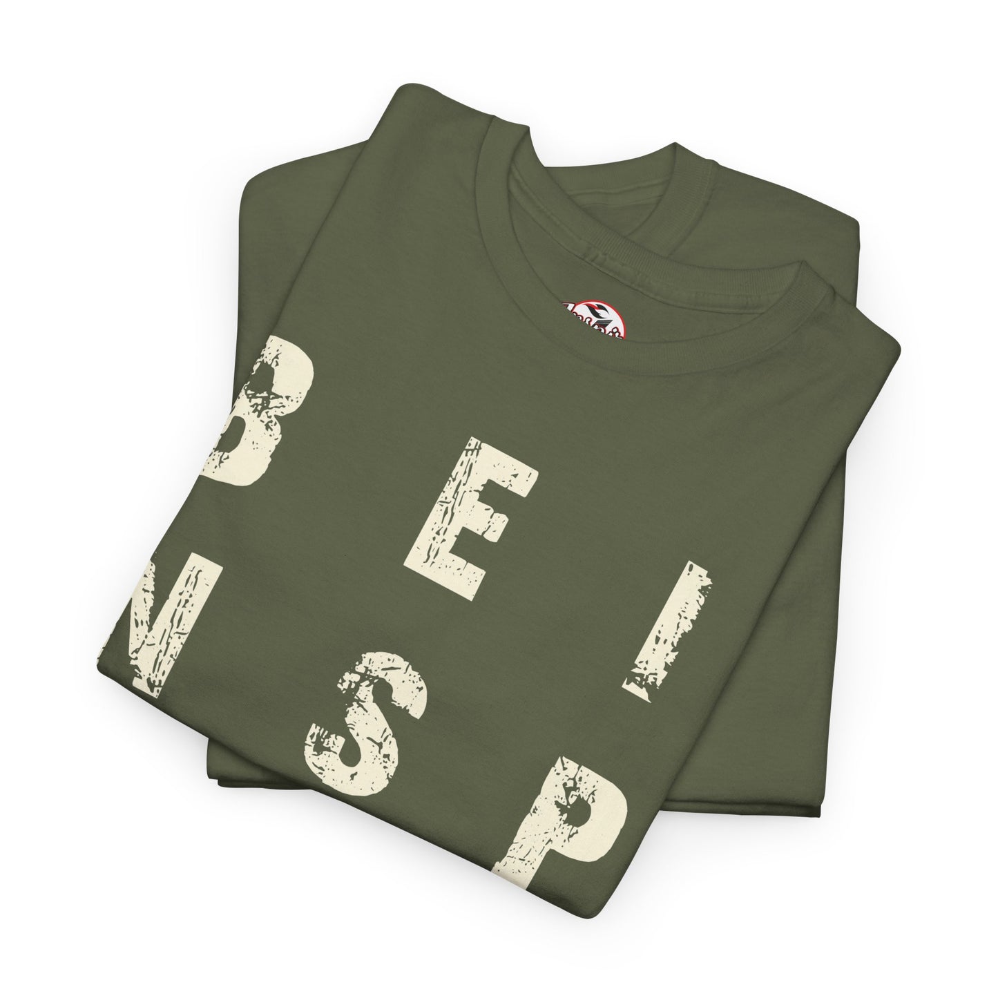 "Be Inspired" Motivational Vertical Graphic T-Shirt
