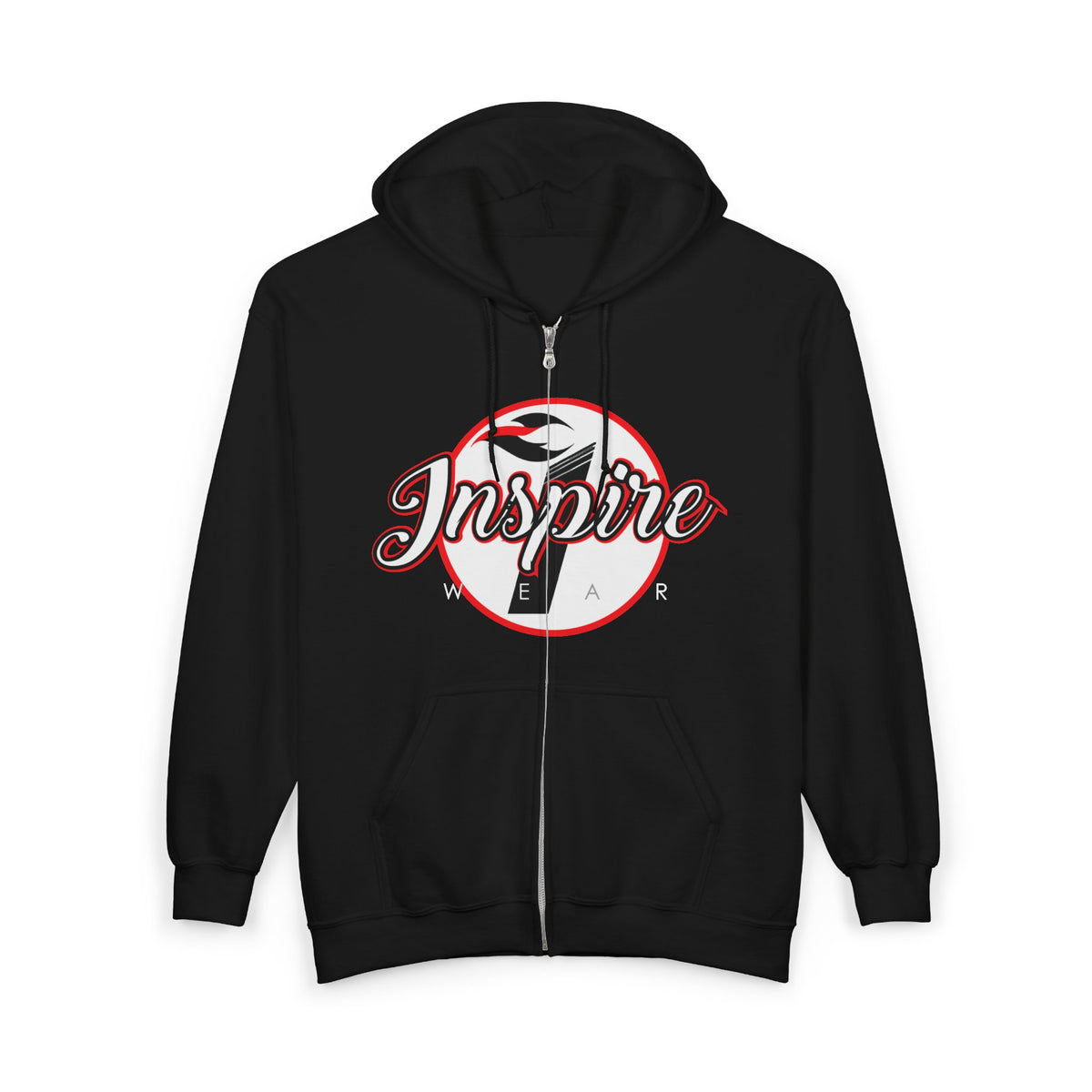Inspire Logo Motivational Full Zip Hoodie