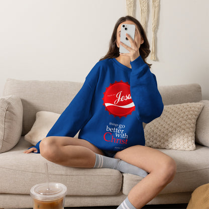 "Things Go Better with Christ" Crewneck Sweatshirt