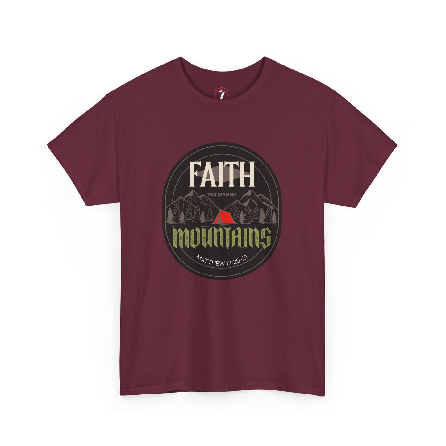 Mountain Moving Faith Unisex Heavy Cotton Tee