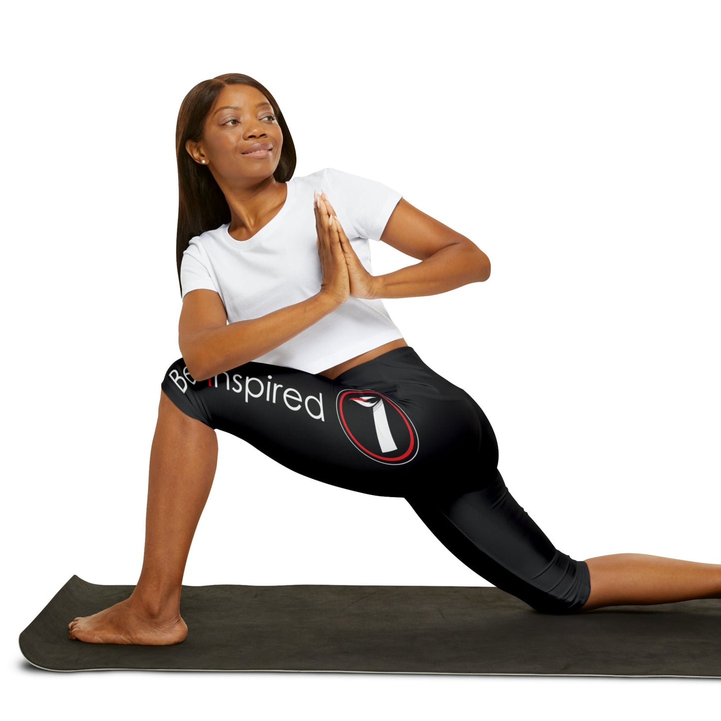 Inspire Wear Yoga Capri Leggings (AOP)