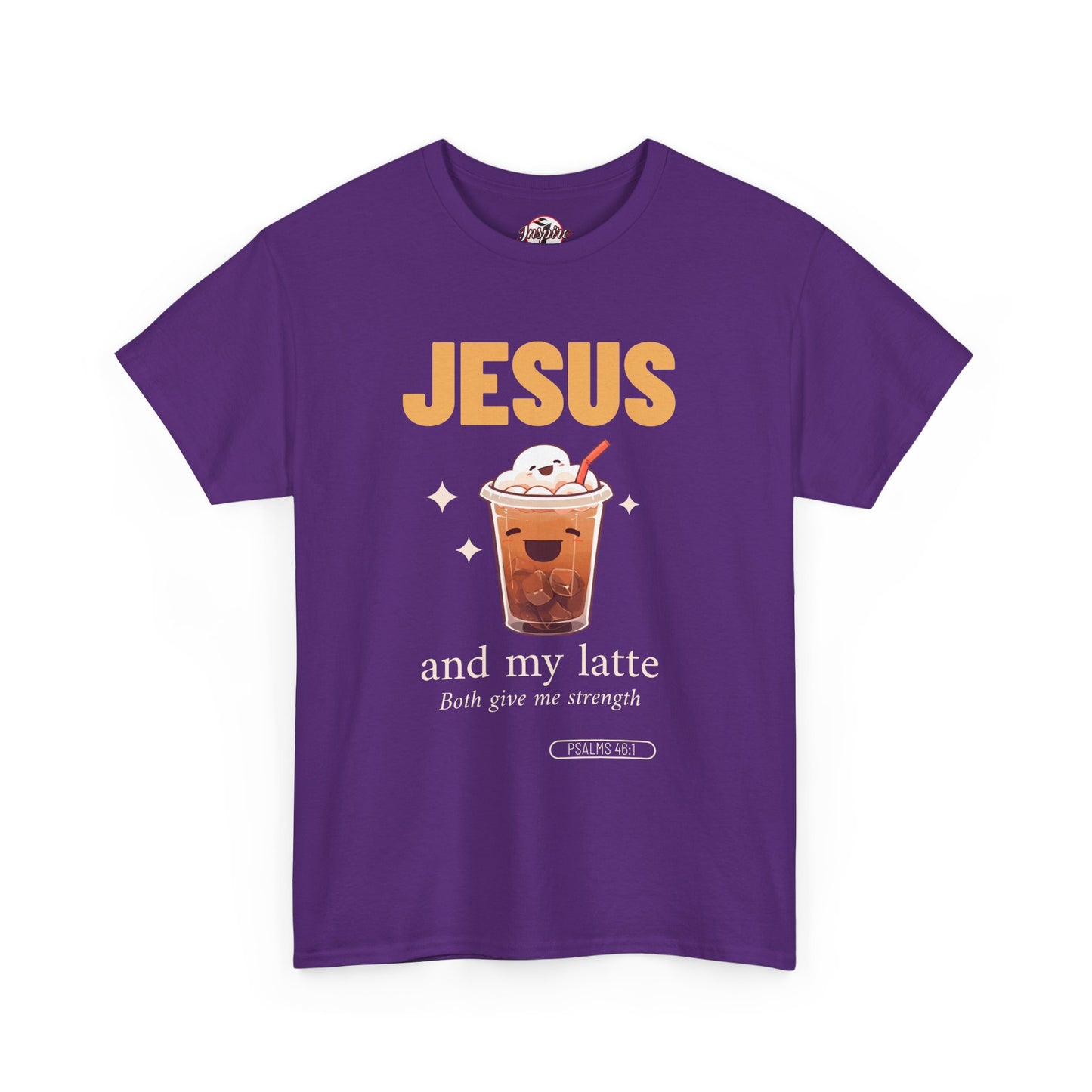 “Jesus and My Latte” Faith & Coffee Unisex Graphic Tee