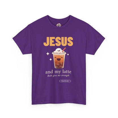 “Jesus and My Latte” Faith & Coffee Unisex Graphic Tee