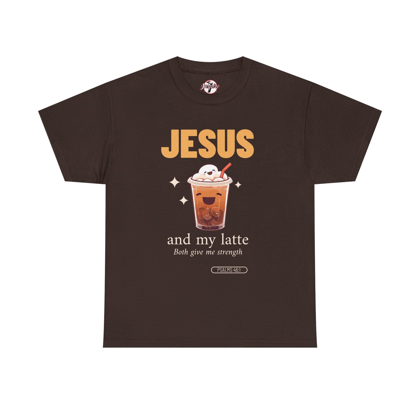 “Jesus and My Latte” Faith & Coffee Unisex Graphic Tee