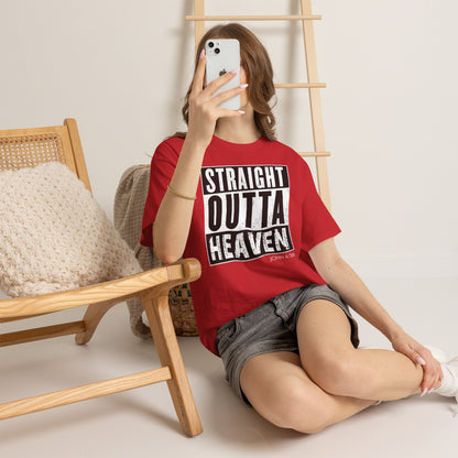 Straight Outta Heaven Unisex Inspirational Graphic T-Shirt