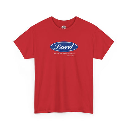 Lord Built Me Inspirational Crewneck T-Shirt