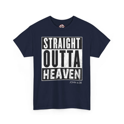 Straight Outta Heaven Unisex Inspirational Graphic T-Shirt