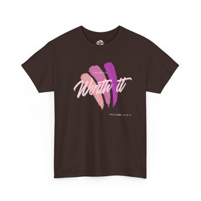 "Totally Worth It" Women's Motivational Graphic T‑Shirt