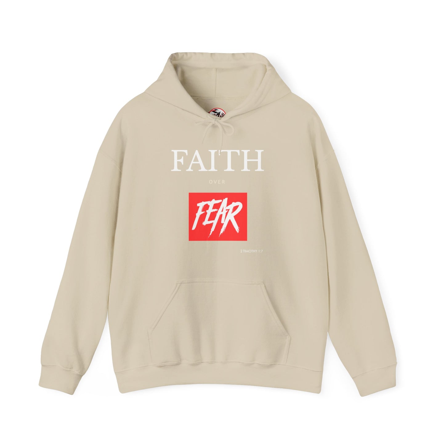 "Faith Over Fear" Inspirational Pullover Hoodie