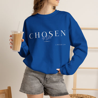 "Chosen by God" Inspirational Crewneck Sweatshirt
