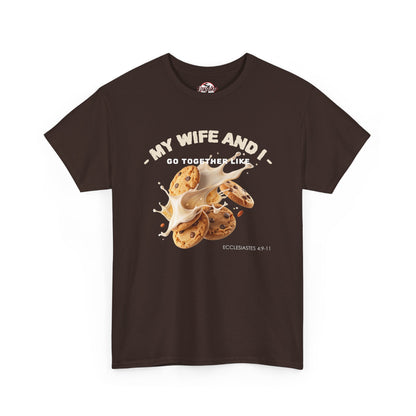 My Wife and I Go Together Like Cookies & Milk Men's Graphic Tee
