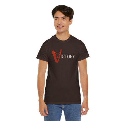 Victory in Jesus Unisex Heavy Cotton Tee